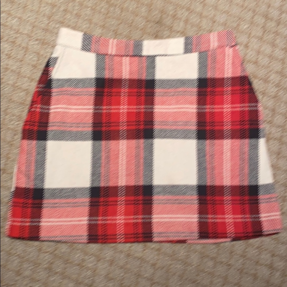 NWT A & F Plaid Wool skirt